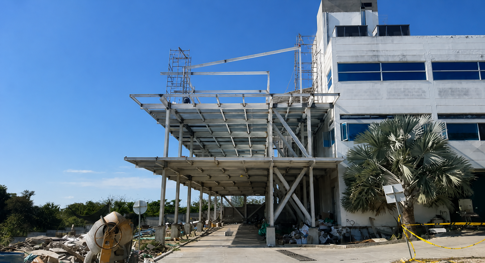 Edificación en proceso de construcción incluida en el portafolio de HYC.